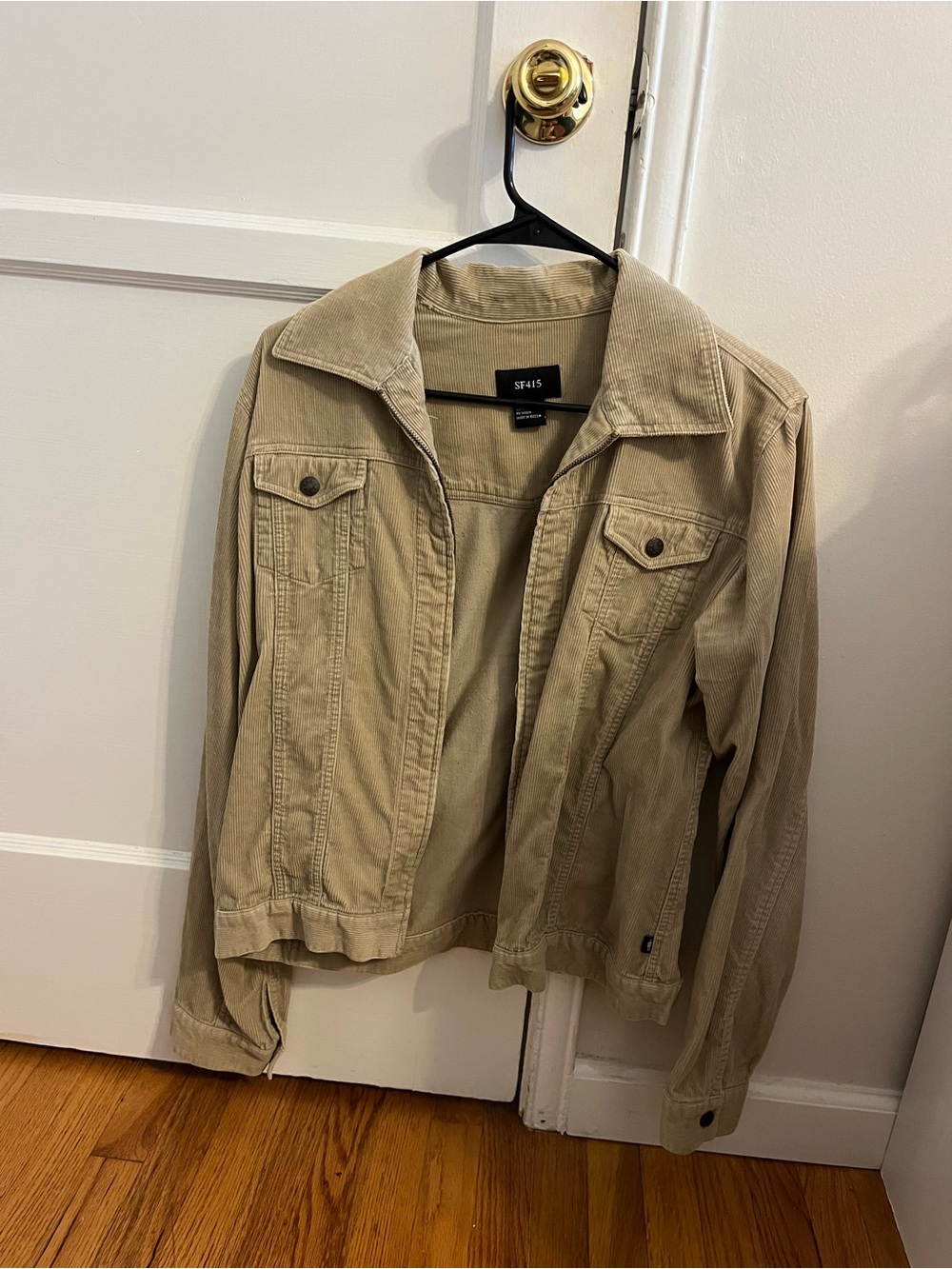 SF415 Vintage Beige Corduroy Jacket